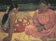 Paul Gauguin Tahitian Women on the beach (mk07) oil painting picture wholesale
